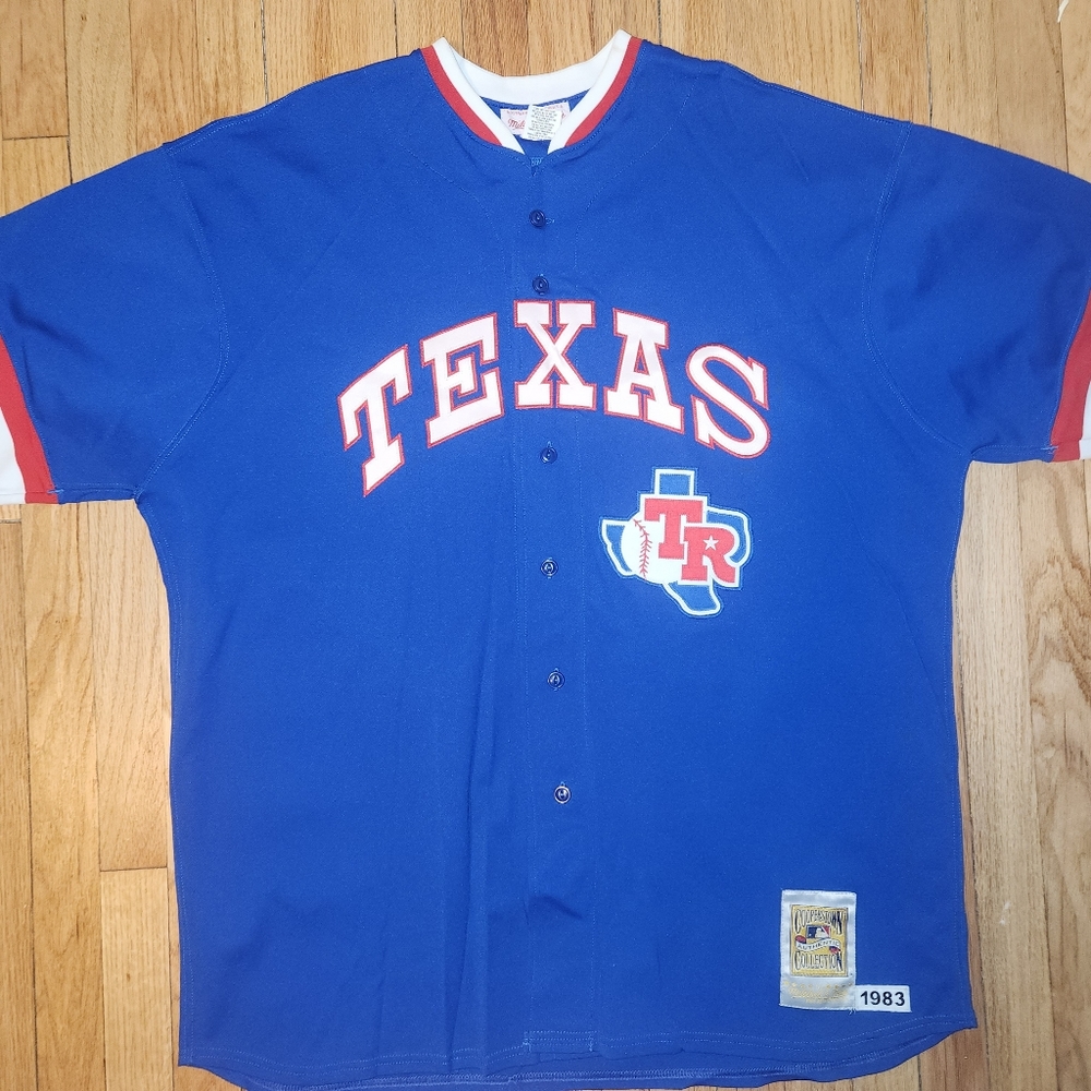 MItchell & Ness Cooperstown Collection Texas Rangers 1983 Jersey
